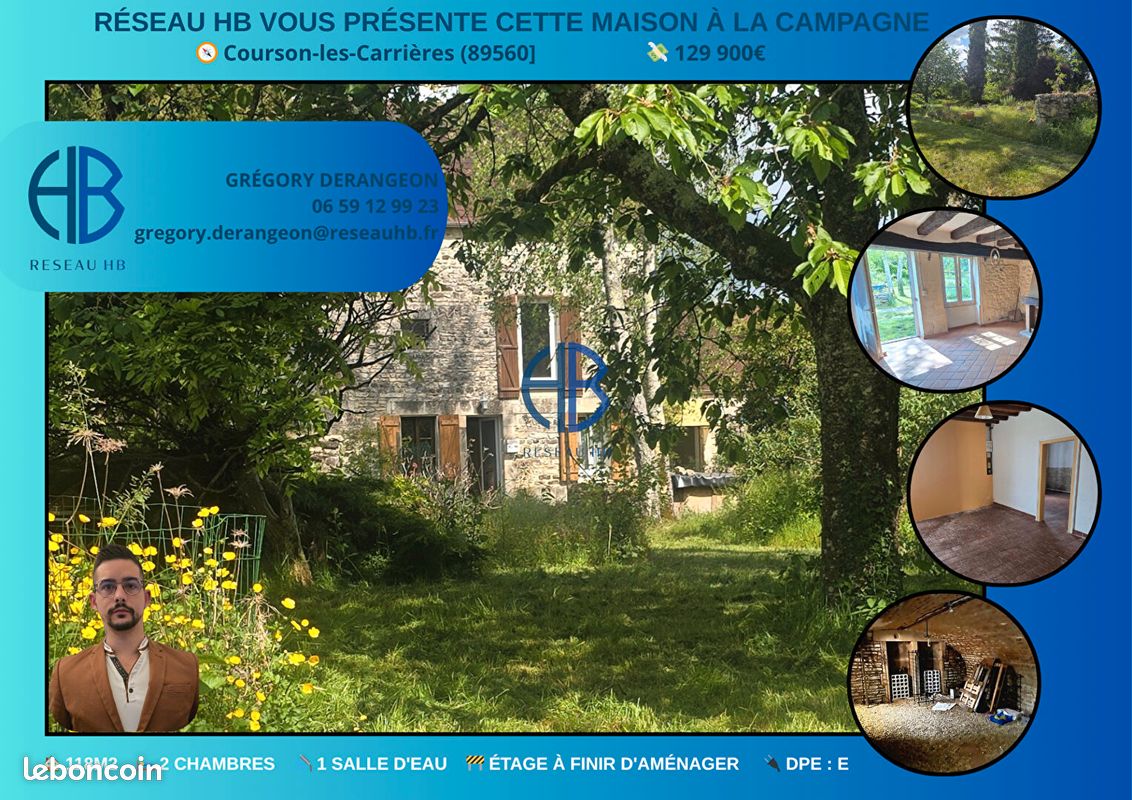 2 bedrooms House in Courson-les-Carrieres, France No. 363497