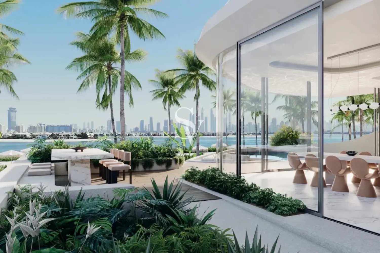 Квартира с 2 спальнями в Пальма Джумейра, ОАЭ № 107708