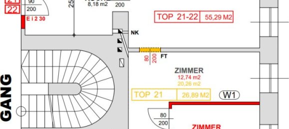 3غرفة شقة في Favoriten, Austria رقم 37763 23