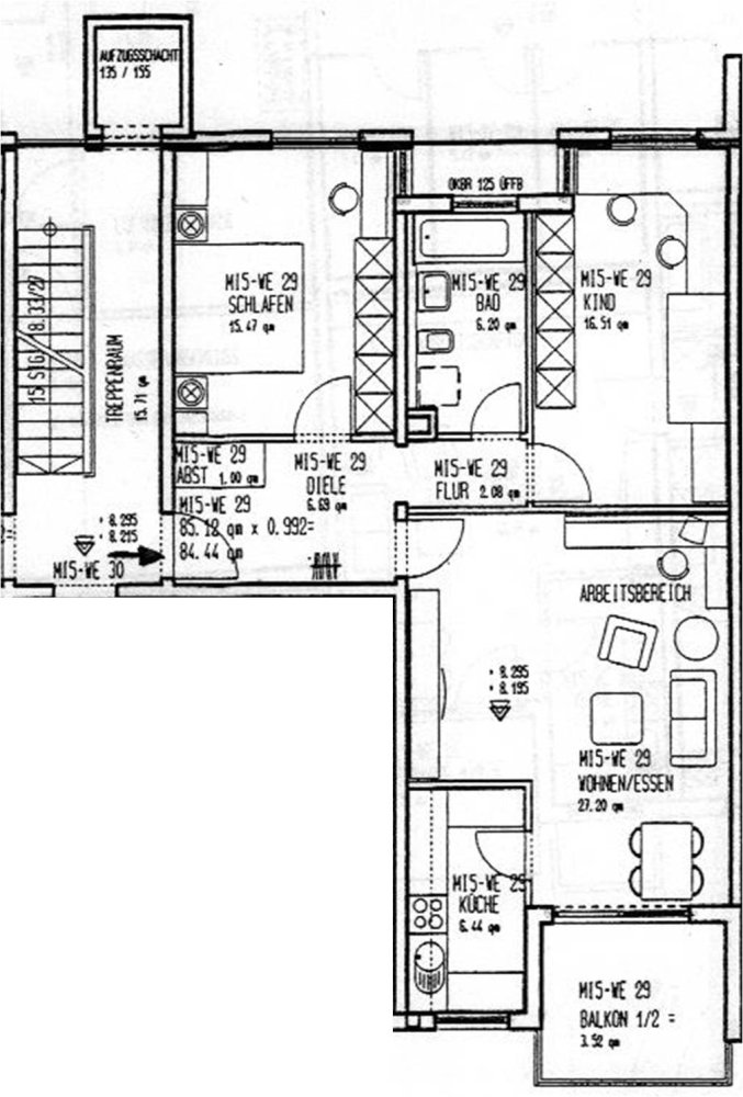 3 rooms Apartment in Nuremberg, Germany No. 218344