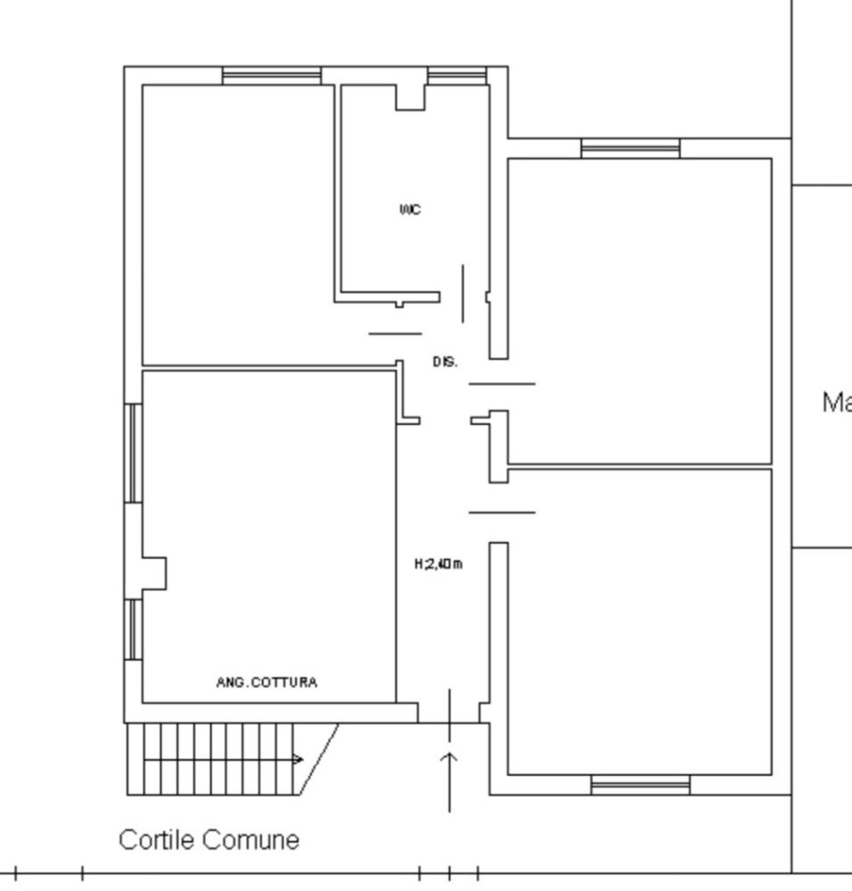 3 rooms Apartment in Paullo, Italy No. 251239