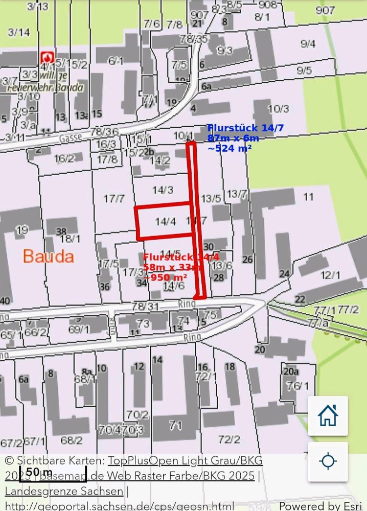 1474m² Land in Saxony, Germany No. 287952