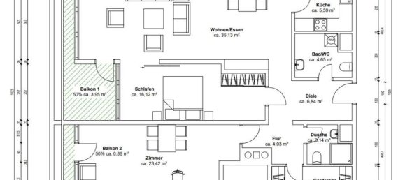 Apartamento de 3 divisões em Heidenheim, Germany N.º 225812 13