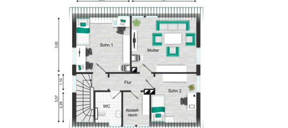 3 Schlafzimmer Haus in Celle, Germany, Nr. 228222 2