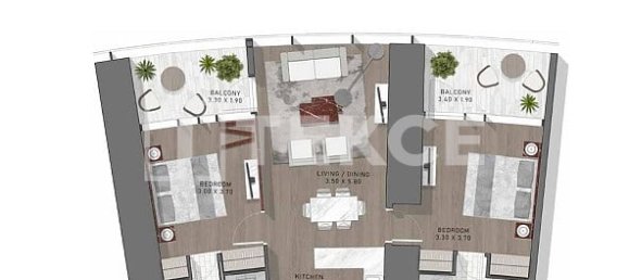 2 bedrooms Apartment in Business Bay, UAE No. 19854 5