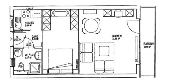 Studio in Innsbruck-Stadt, Austria, Nr. 192297 8