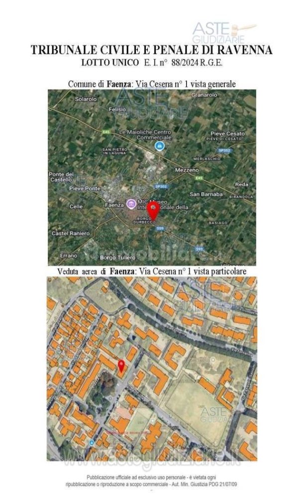 5 rooms Apartment in Faenza, Italy No. 259273