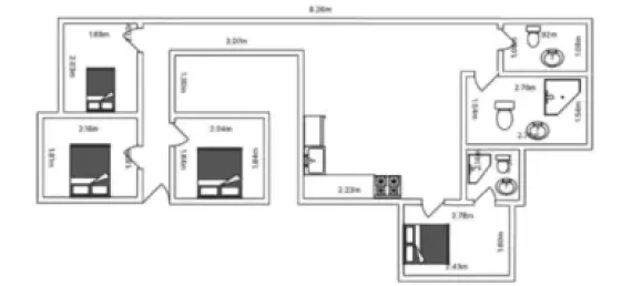 Apartamento de 4 dormitorios en Valencia, Spain No. 155250 20