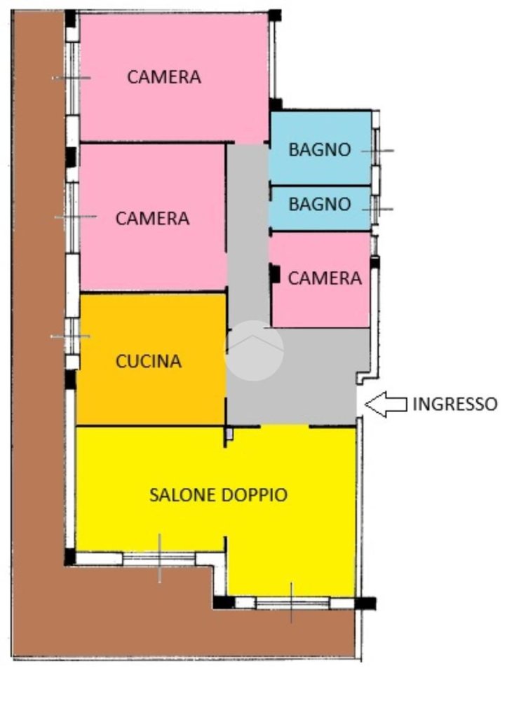 4 bedrooms Apartment in Rome, Italy No. 342888