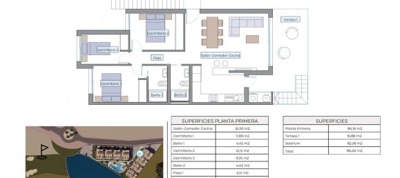 Бунгало с 3 спальнями в Кала де Финестрат, Испания № 7220 13