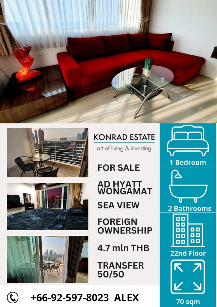 1 bedroom Condo in Pattaya, Thailand No. 59968