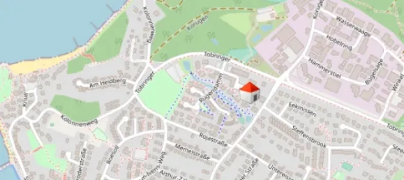 Пентхаус с 2 спальнями в Плён, Германия № 95052 16