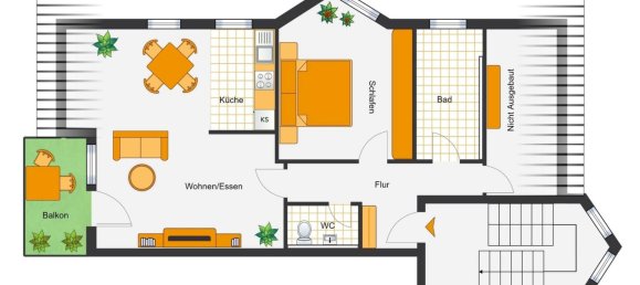 Квартира с 2 комнатами в Мерциг-Вадерн, Германия № 25535 11