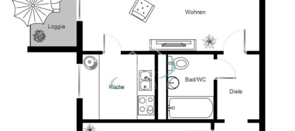Apartamento de 1 dormitorio en Leipzig, Germany No. 275974 11