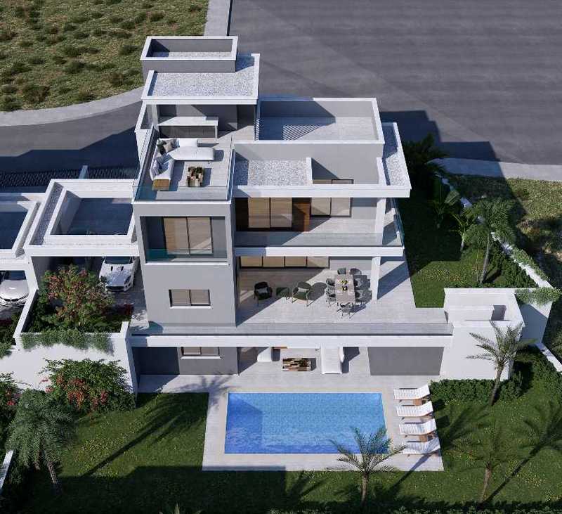 Villa T5 em Agios Tychonas, Cyprus N.º 7594