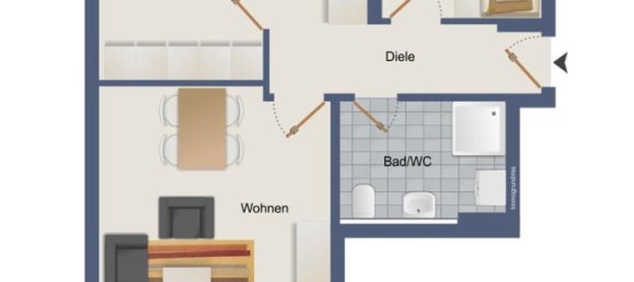 3-salle Appartement à Coswig, Germany No. 369051 9