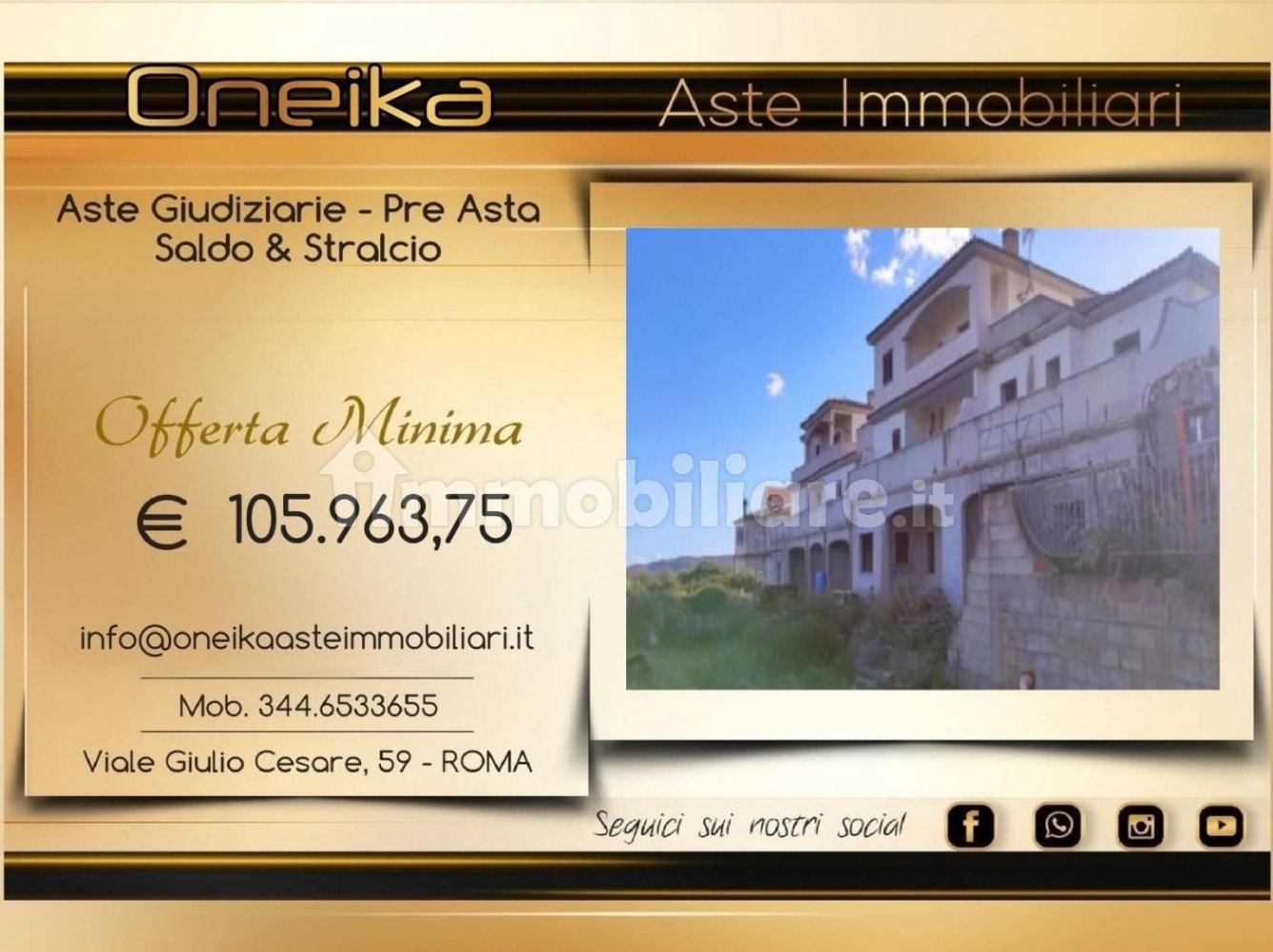 1 غرف نوم شقة في Siniscola, Italy رقم 334324