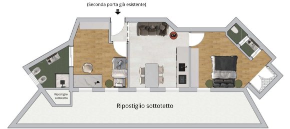 3 bedrooms Apartment in Milan, Italy No. 360533 22
