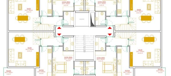 Apartment 2+1 in Oba, Turkey No. 8828 28