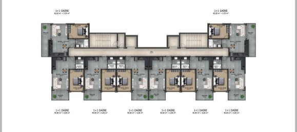 2-Zimmer Penthouse in Demirtas, Turkey, Nr. 29841 10