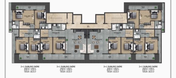 2-Zimmer Penthouse in Demirtas, Turkey, Nr. 29841 9