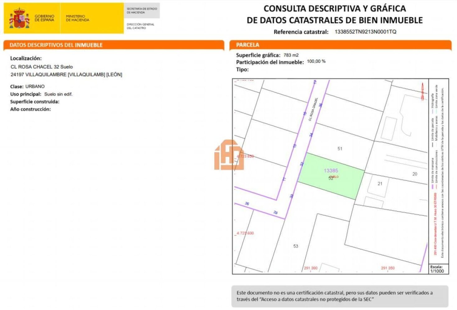  Land in Villaquilambre, Spain No. 61423