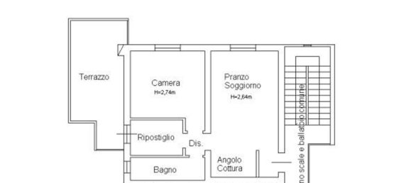 3 rooms Apartment in Udine, Italy No. 292331 6