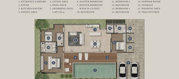 3 bedrooms Villa in Pattaya, Thailand No. 20184 12