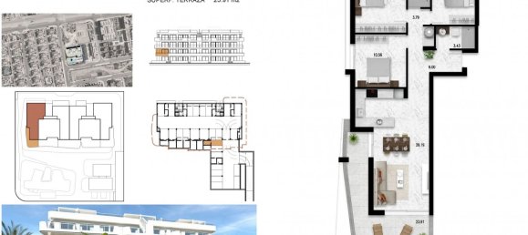 3 bedrooms Apartment in Cabo Roig, Spain No. 9396 2