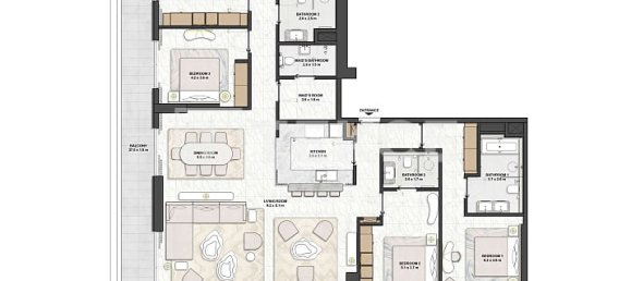 4 غرف نوم بانتهاوس في دبي, UAE رقم 40254 10