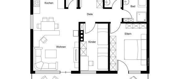 3-salle Appartement à Bludenz, Austria No. 245948 2