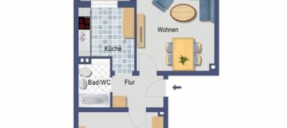 2-Zimmer Wohnung in Düsseldorf, Germany, Nr. 6322 2