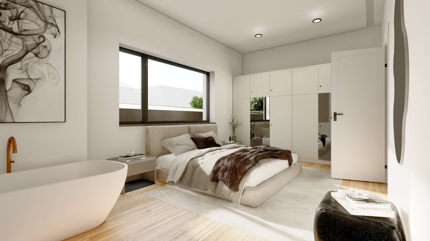 Квартира с 2 спальнями в Франкфурт на Майне, Германия № 85037