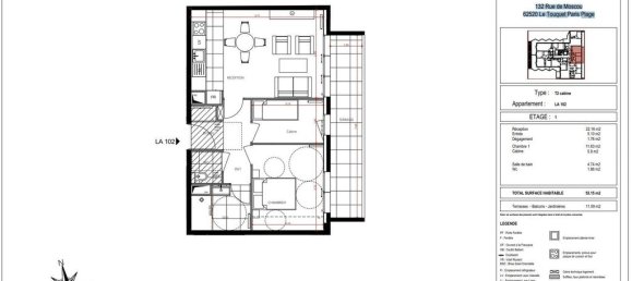 2 bedrooms Apartment in Le Touquet-Paris-Plage, France No. 230225 6