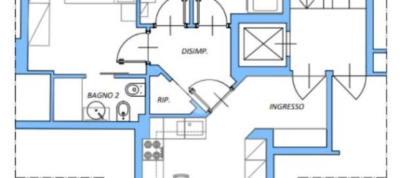 3 rooms Apartment in Turin, Italy No. 32287 24