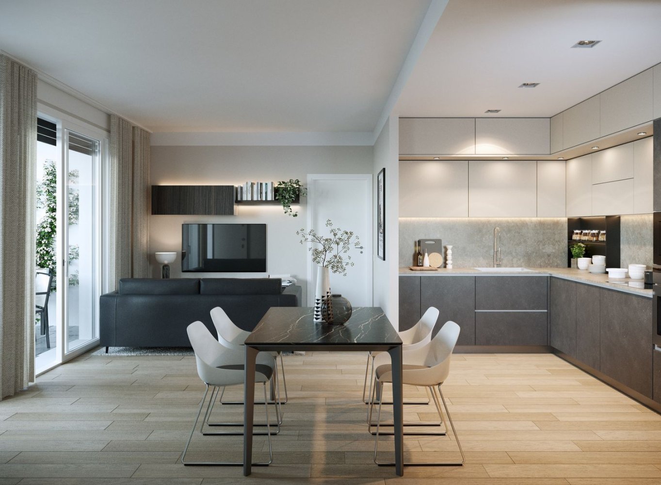 Dúplex de 3 habitaciónes en Nonantola, Italy No. 163813