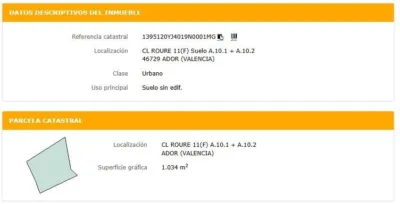 Terreno en Ador, Spain No. 190612