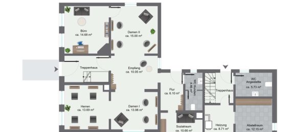 Здание с 3 спальнями в Гельзенкирхен, Германия № 9664 24