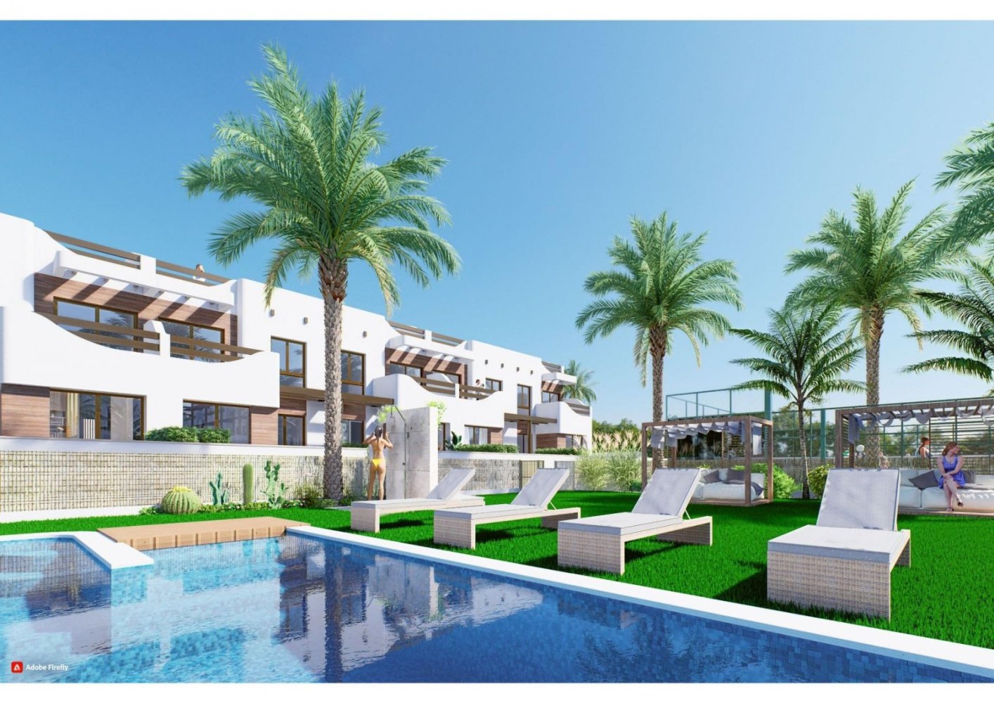 Бунгало с 2 спальнями в Пилар де ла Орадада, Испания № 283904