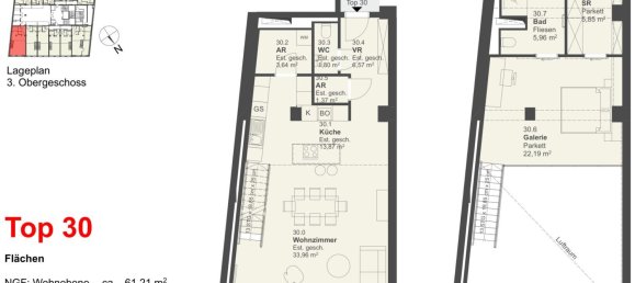Propiedad comercial de 2 habitaciónes en Vienna, Austria No. 62267 9