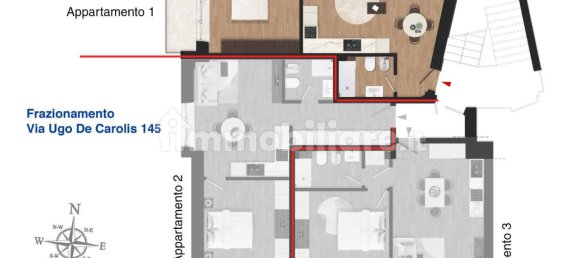 1 bedroom Apartment in Rome, Italy No. 317547 2