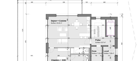 Земельный участок 1078м² в Salins, Швейцария № 332 4