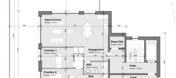 Земельный участок 1078м² в Salins, Швейцария № 332 5