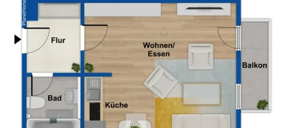 استوديو في Leipzig, Germany رقم 98544 6