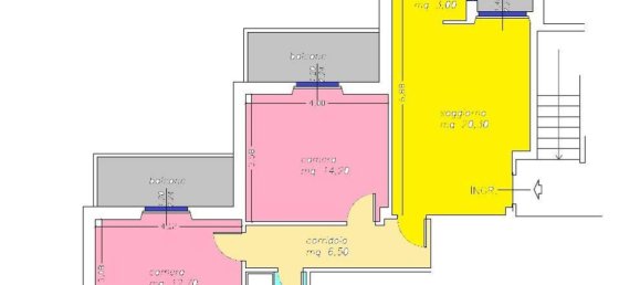 3 غرف نوم شقة في Porto San Giorgio, Italy رقم 363744 11