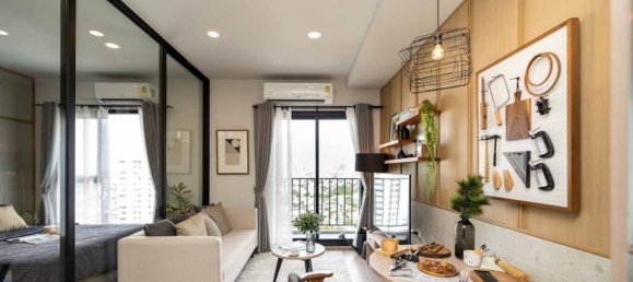 Кондоминиум  с 2 спальнями в Chapter One Flow, Бангкок, Таиланд № 28536 2