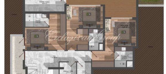 فيلا 4+1 في Bodrum, Turkey رقم 28872 19