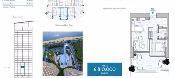 1 chambre appartement à vendre à Limassol, Cyprus № 9413 18