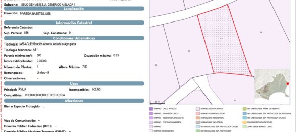 856m² Land in Calpe, Spain No. 131808 14