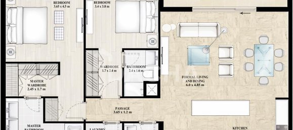 2 Schlafzimmer Wohnung in Jumeirah Golf Estates, UAE, Nr. 27591 10